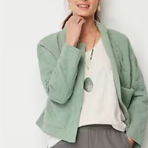 Pure Jill Double-Gauze Quilted Jacket size XS